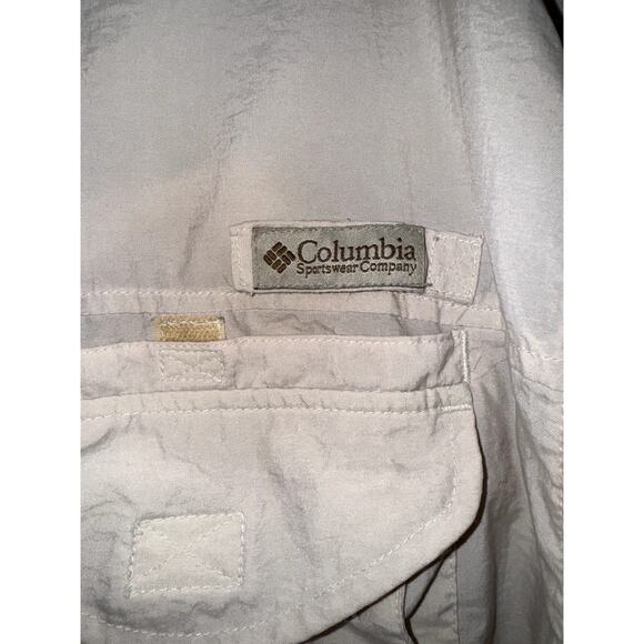 Columbia PFG Short Sleeve Button Up Fishing/Hiking Shirt Men’s Large - Picture 2 of 9